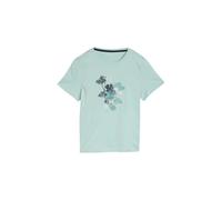 T-shirt col rond devant imprimé femme Tom Tailor Bleu S