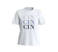 T-shirt col rond en jersey coupe classique femme COMMA Blanc 36