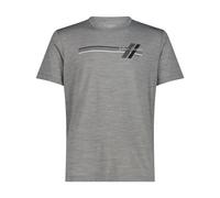 T-shirt col rond en laine mérinos CMP Gris 3XL