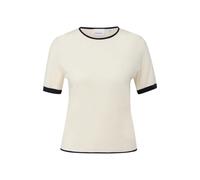 T-shirt col rond en maille fine femme COMMA Blanc 44