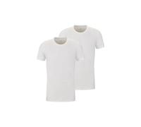 T-shirt col rond Falke Daily Comfort (x2) Blanc M