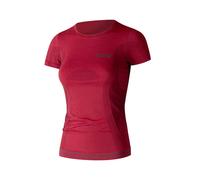 T-shirt col rond femme Lenz Merino 6.0 Rouge XS