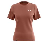 T-shirt col rond femme Salewa Puez Dry'Ton Rouge 2XS