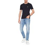 Guess Jeans T-shirt Homme manches courtes Coton bio Bleu Taille XL