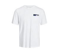 T-shirt col rond Jack & Jones Corp Logo Small Blanc S