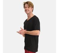 T-shirt col V Bamboo Basics Vance (x2) Noir L