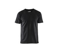 T-shirt col V Blaklader Noir S