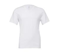 T-shirt col V en jersey Bella + Canvas Blanc S