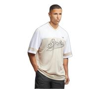 Starter Black Label Starter V-neck Mesh Short Sleeve T-shirt Beige L Homme