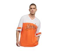 Starter Black Label Starter V-neck Mesh Short Sleeve T-shirt Orange M Homme