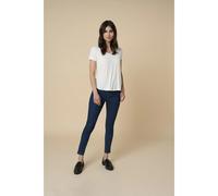 T-shirt col V femme CULTURE Poppy Blanc 2XL