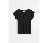 T-shirt col V femme Diverse Badbea 261 Noir XS