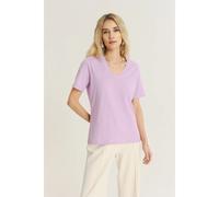 T-shirt col V femme Greenpoint Regular March Violet XL