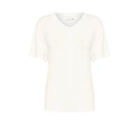 T-shirt col V femme KAFFE Frida Blanc S