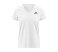 T-shirt col V femme Kappa Cabou Blanc L