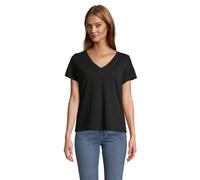 T-shirt col V femme Sol's Regent Noir M
