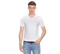 T-shirt col V Guess Core Blanc 2XL