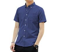 T-Shirt Col V Hommes Chemise Manches Courtes Hommes T-Shirt D'Affaires T-Shirt Profession T-Shirt Régulier T-Shirt Rétro T-Shirt Pas Cher T-Shirt Ample Grande Taille T-Shirt Hommes Bleu Marin 4XL