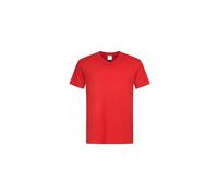 T-shirt col V Stedman Classic Rouge XL