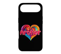 T-Shirt coloré avec Inscription « I Heart Love Archer » Coque pour iPhone Air