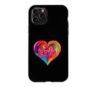 T-Shirt coloré avec Inscription « I Heart Love Eric » Coque pour iPhone 11 Pro