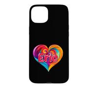 T-Shirt coloré avec Inscription « I Heart Love Eric » Coque pour iPhone 15 Plus