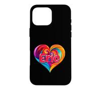 T-Shirt coloré avec Inscription « I Heart Love Eric » Coque pour iPhone 16 Pro Max