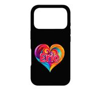 T-Shirt coloré avec Inscription « I Heart Love Eric » Coque pour iPhone 17 Pro