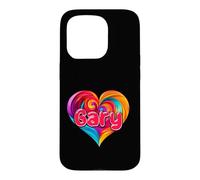 T-Shirt coloré avec Inscription « I Heart Love Gary » Coque pour iPhone 15 Pro