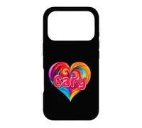 T-Shirt coloré avec Inscription « I Heart Love Gary » Coque pour iPhone 17 Pro