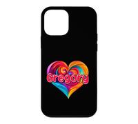 T-Shirt coloré avec Inscription « I Heart Love Gregory » Coque pour iPhone 12 Mini