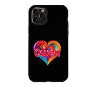 T-Shirt coloré avec Inscription « I Heart Love Owen » Coque pour iPhone 11 Pro
