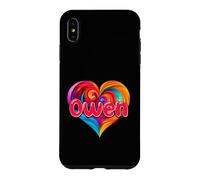 T-Shirt coloré avec Inscription « I Heart Love Owen » Coque pour iPhone XS Max