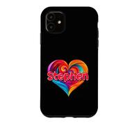 T-Shirt coloré avec Inscription « I Heart Love Stephen » Coque pour iPhone 11