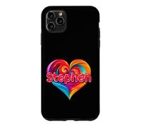 T-Shirt coloré avec Inscription « I Heart Love Stephen » Coque pour iPhone 11 Pro Max