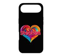 T-Shirt coloré avec Inscription « I Heart Love Stephen » Coque pour iPhone Air