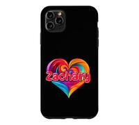 T-Shirt coloré avec Inscription « I Heart Love Zachary » Coque pour iPhone 11 Pro Max