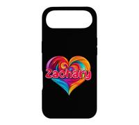 T-Shirt coloré avec Inscription « I Heart Love Zachary » Coque pour iPhone Air