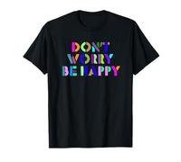 T-shirt coloré « Don't worry be happy » T-Shirt