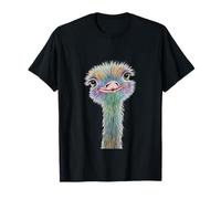 T-shirt coloré en forme d'autruche - Superbe t-shirt artistique animal T-Shirt