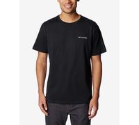 T-shirt Columbia CSC Basic Logo manche courte noir logo blanc - S