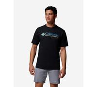 T-shirt Columbia CSC Basic Logo manches courtes noir bleu vif - L