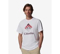 T-shirt Columbia CSC Seasonal Graphic manches courtes blanc rouge - M