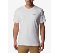 T-shirt Columbia North Cascades manche courte blanc noir - S