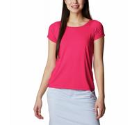 T-shirt COLUMBIA Peak To Point II Ss Tee (Red Hibiscus Heather) Femme L