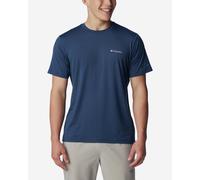 T-shirt Columbia Tech Trail Crew Neck II manches courtes bleu nuit - L