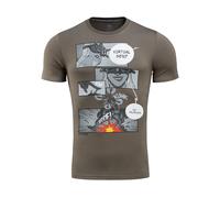 T-shirt Comics Drone Girl M-Tac - Dark Olive M