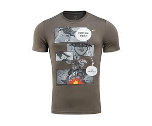 T-shirt Comics Drone Girl M-Tac - Dark Olive M