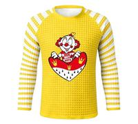 T Shirt Compression Manche Longue Papa Super Thermique Polyester Ras Amusant Jersey Est Strass Soirée Devant Moderne Monsieur Rayure Jeune Trou Élasthanne Décolleté Prochaine