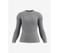 T-shirt Compressport On/Off Base Layer manche longue gris femme - L